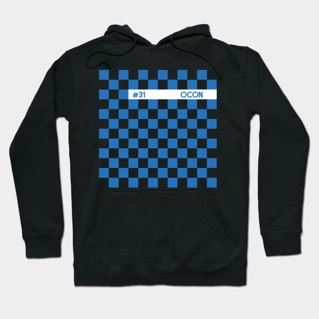 Esteban Ocon Racing Flag - 2022 Season Hoodie by GreazyL